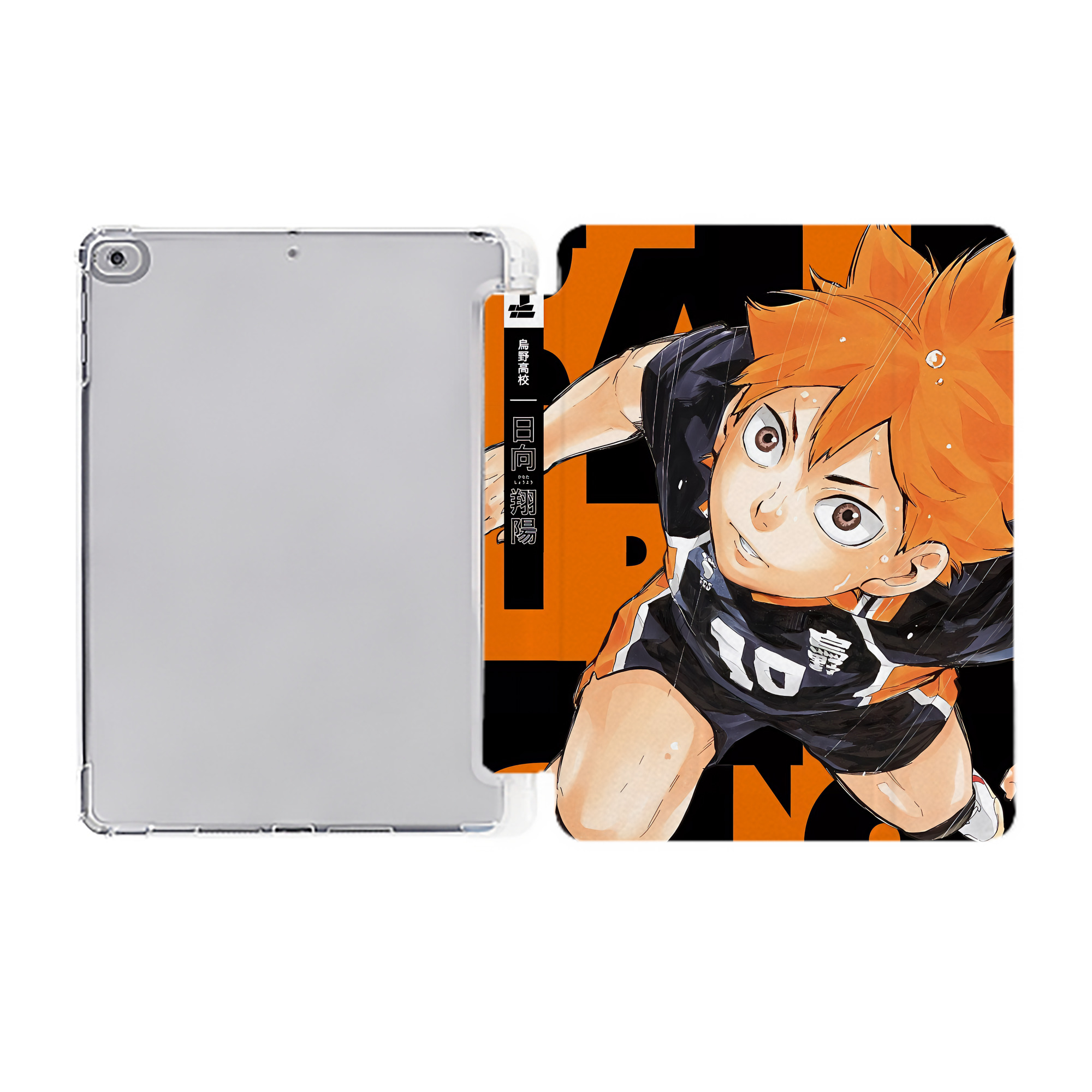 （画像用） ハイキュー!! Haikyu!! IPad ケース ペン収納付き 三つ折りスタンド PUレザー×シリコン 対応機種9.5/10.5/10.9インチ